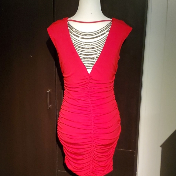 ❤ Red Mini Dress - Picture 5 of 9